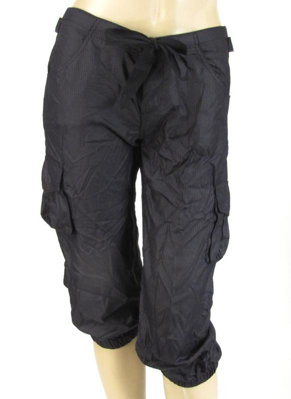 Black Nylon Cargo Pants 97