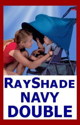 KIDDOPOTAMUS RAYSHADE DOUBLE Stroller Ray Shade Sun  !