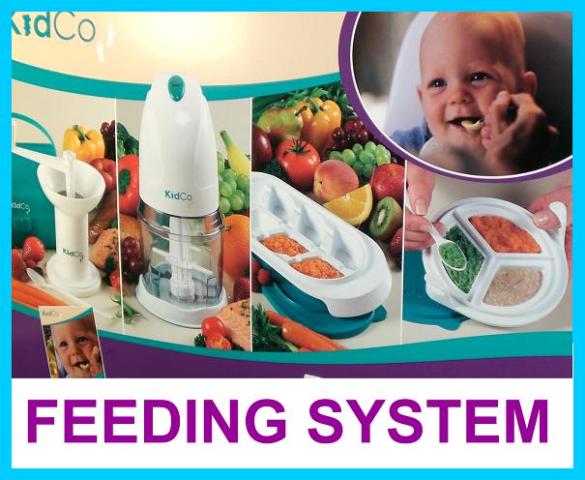Kidco FEEDING SYSTEM Food Mill Grinder Electric Storage