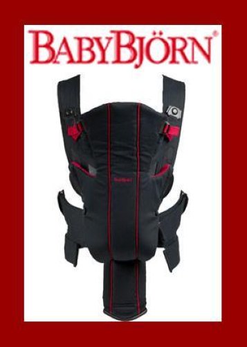 Baby Child Infant Bjorn Active Carrier Sporty Black
