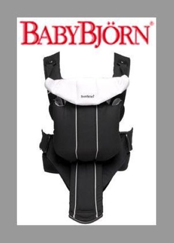 Baby Child Infant Bjorn Active Carrier Black Silver