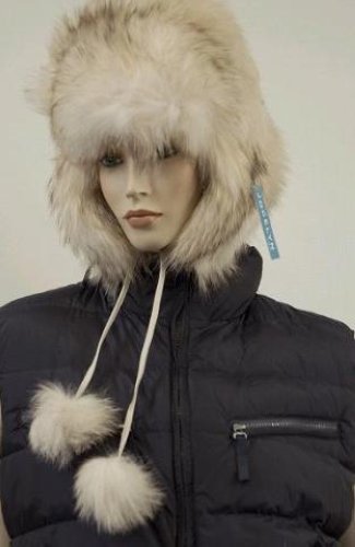 JOCELYN, TRAPPER HAT, WOMENS FUR, BLCH