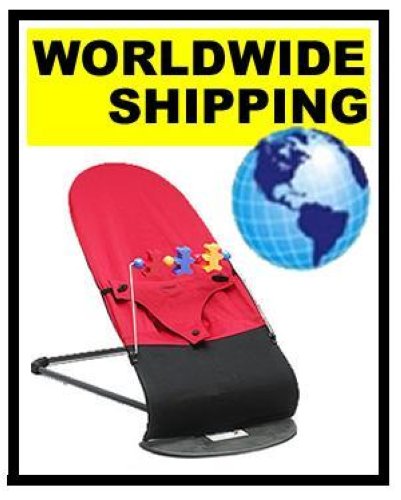 Baby Bjorn BabyBjorn Sitter 123 Bouncer Black Red !