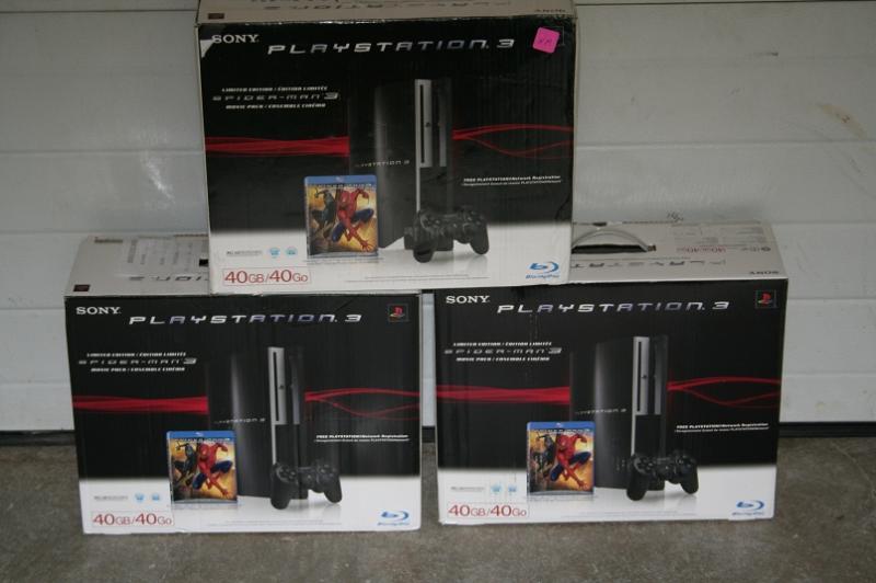 Playstation 3 PS3 Defective Broken System 40GB AS IS