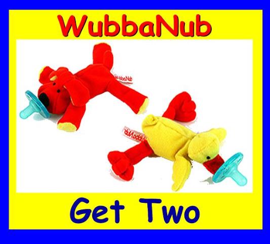 WubbaNub Wubba Nub 2 Pacifier Toy Dog & Duck