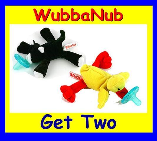 WubbaNub Wubba Nub 2 Pacifier Toy Cat & Duck