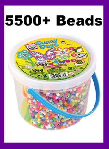 PERLER BEADS Sunny Days 5500+ Bead Bucket NEW