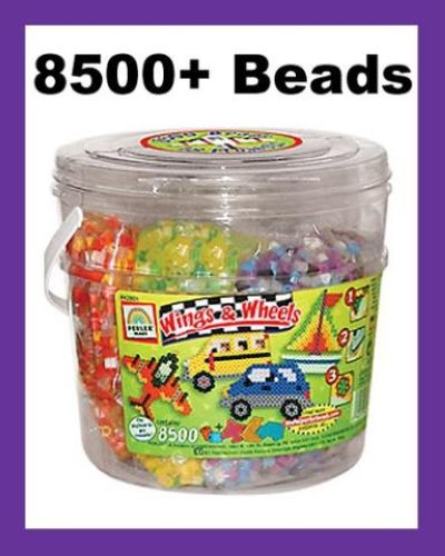 PERLER BEADS Wings and Wheels 8500+ Bead Bucket NEW