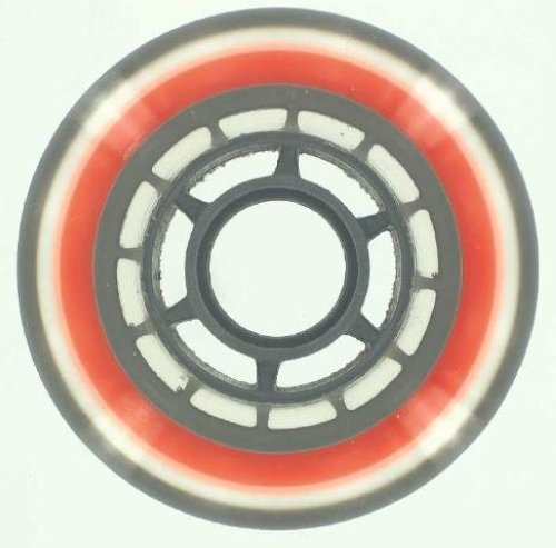 Set of 8 - K2 Eclipse In-line Skate Wheels 72mm/Jr New