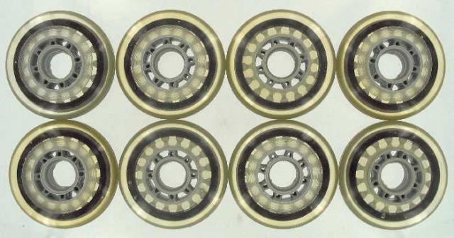 Set of 8 - K2 In-line Skate Wheels 77.5mm/68a New $40