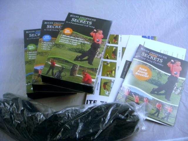NEW ROGER FREDERICKS VHS GOLF SECRETS TRAINING AID aj