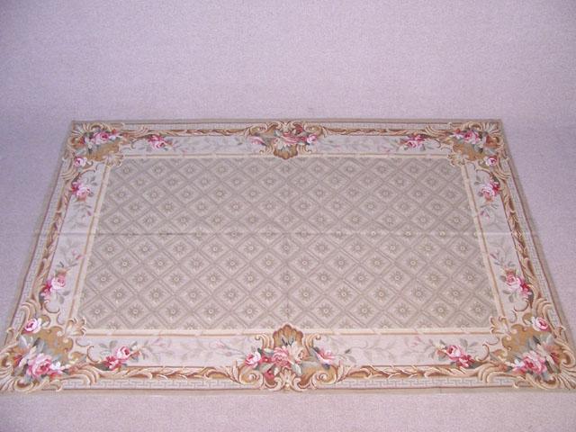 4x6 RARE Elizabeth Bradley Needlepoint WOOL Area Rug