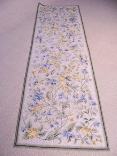 3x8 Elizabeth Bradley Wool Area Rug Nantucket