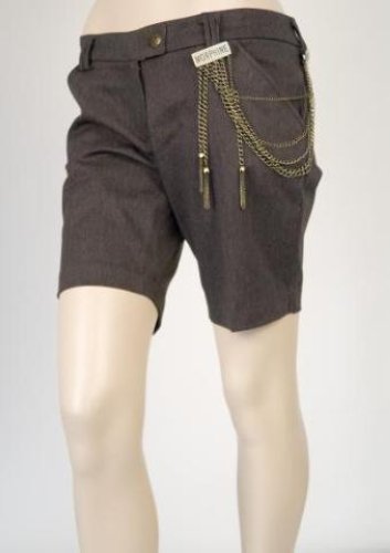 MORPHINE GENERATION, WOMENS SHORTS, CHARCOAL, SIZE 8