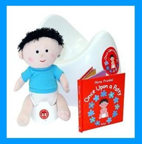 NEW Once Upon a Potty+Book+Doll Boy Training Set Seat