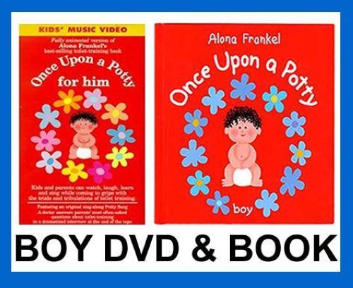 NEW Once Upon a Potty Boy Book + DVD Training Set
