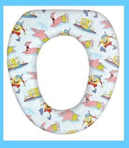 Spongebob SOFT Toilet Seat Potty Training Decor Ginsey