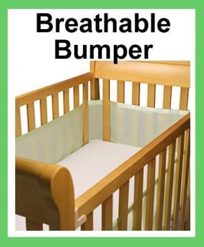 BREATHABLEBABY Crib BUMPER Breathable Baby Safety SIDS