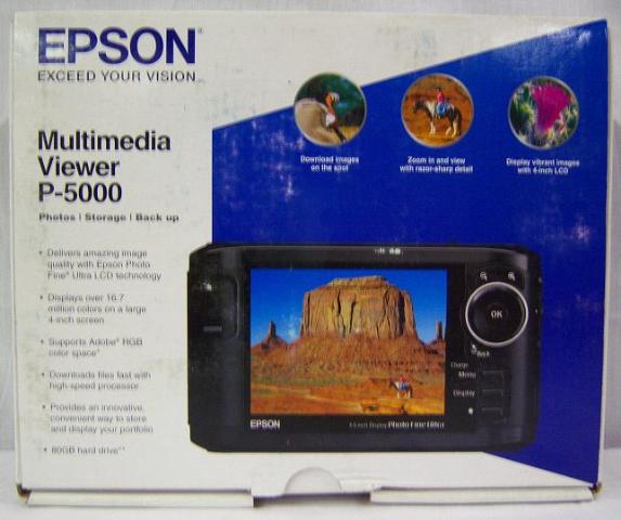 EPSON P-5000 MULTIMEDIA VIEWER 80GB