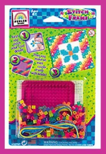 PERLER BEADS Stitch & Frame Bead Activity Starter Kit