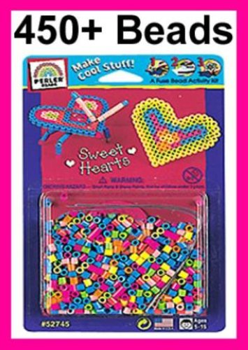 PERLER BEADS Sweet Hearts Bead Art Activity Starter Kit