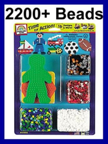 PERLER BEADS Time for Action 2200 Bead MultiBlister Kit
