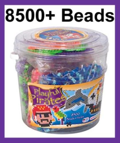 PERLER BEADS Playful Pirates 8500 Iron Fuse Bead Bucket