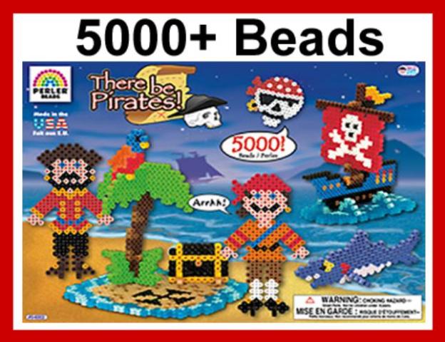 PERLER BEADS There Be Pirates! 5000+ Fuse Bead Gift Box