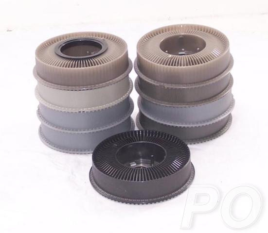 9 Kodak Projector Slide Trays 80 Ektagraphic Carousel