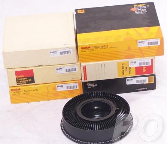 7 Kodak Projector Slide Trays 80 Ektagraphic Carousel
