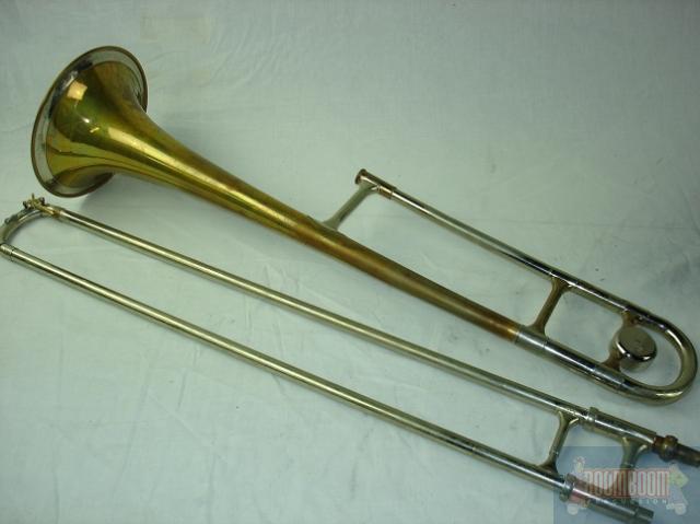 FE OLDS SUPER LOS ANGELES VINTAGE TENOR TROMBONE W CASE