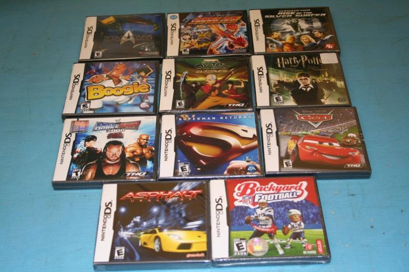 Lot Nintendo DS games NEW Star Trek Boogie Cars WWE