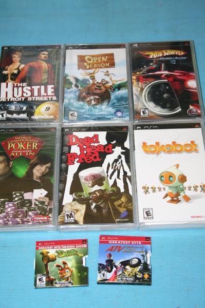 Lot Sony PSP Games Open Season Tokobot Poker NEW