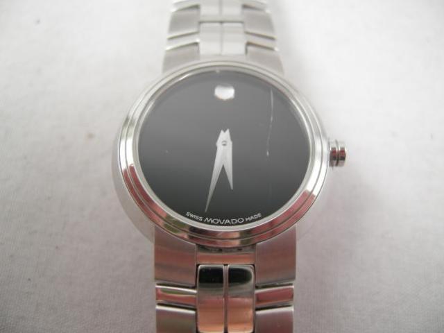 MOVADO SPORT JR STEEL BLACK DIAL WOMENS  WATCH
