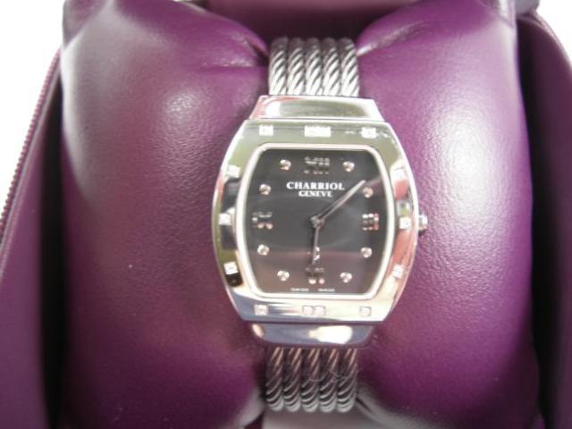 CHARRIOL DIAMONDS  WATCH LADIES AZUR TONNEAU CABLE