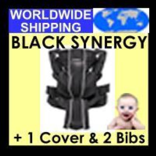 BabyBjorn Baby Bjorn Black Synergy Carrier Cover 2 Bibs