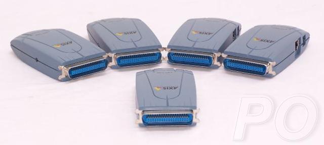 **LOT OF 5**  AXIS NETWORK PRINT SERVER 5400
