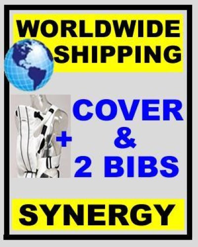 BabyBjorn Baby Bjorn White Synergy Carrier Cover 2 Bibs