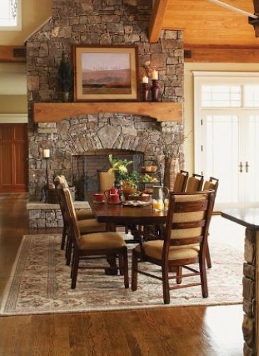 Woolrich Warm Brown Rectangular Dining Table~FREE SHIP