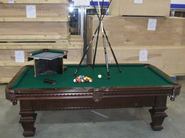1 WHOLESALE T/L 50 NEW REGULATION DARK WOOD POOL TABLES