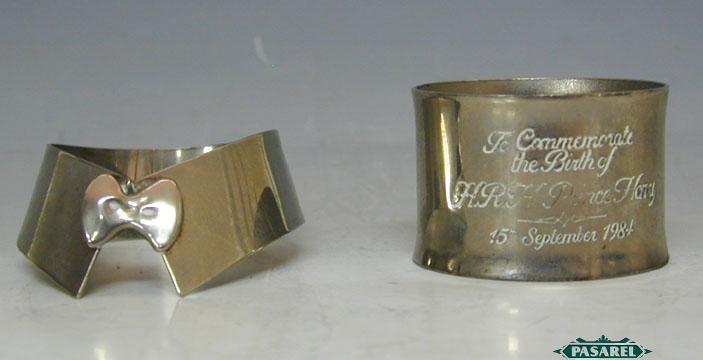 prince harry ring. Prince Harry Birth Commemorating Silver Napkin Ring 84 | eBay