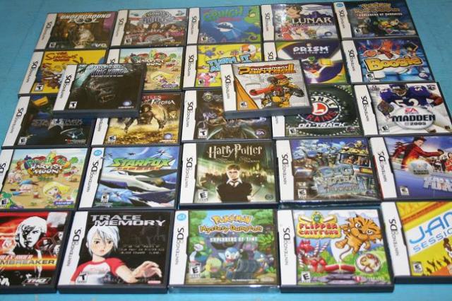 Lot Nintendo DS Lite Games New Used Pokemon Lunar