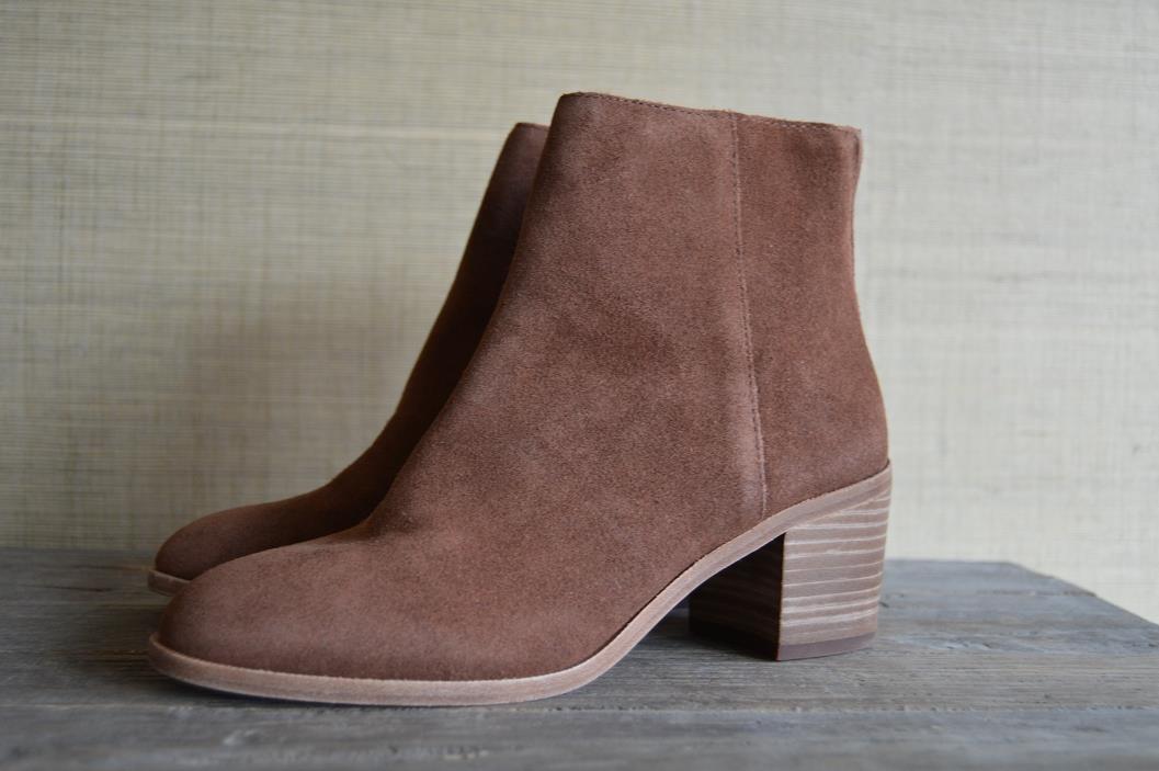 Madewell Dark Brown Suede Chukka Boots Madewell The Idris Ankle Boots In Suede | Shopbop main image 3