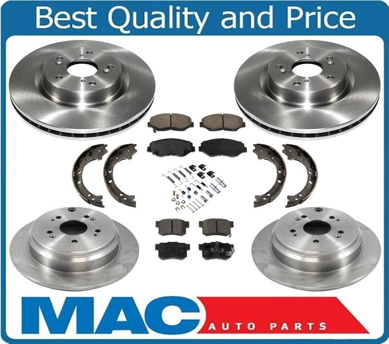 ECCPP 2pcs Front Discs Brake Rotors and 4pcs Ceramic Disc Brake Pads Fit for 08-2016 Chrysler Town /& Country 12-2015 Ram C//V 09-13 Dodge Journey 2009-2014 VW Routan 2008-2016 Dodge Grand Caravan