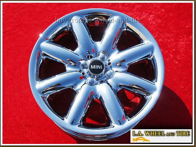 【フレブル】R56 MINI純正15夏＋コーティング済ミシュラン認証 BMW MINI (ミニ) 純正 15×5.5J(+45)PCD100-4H シルバースチール