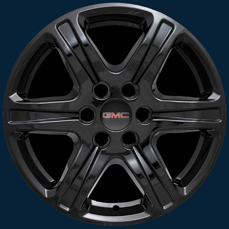 2017 2020 Gmc Acadia Sl Sle1 17 Gloss Black Wheel Skins Imp 395blk