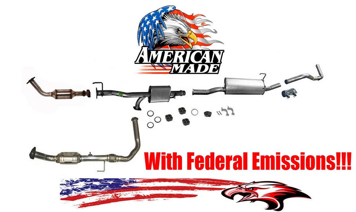 Exhaust System Fits Toyota Tundra 4.7L 2000-2002 with Federal Emission