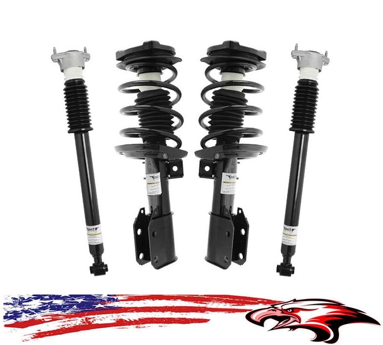 Front Struts Rear Shocks Absorbers For Mercedes Benz C300 C350 2008