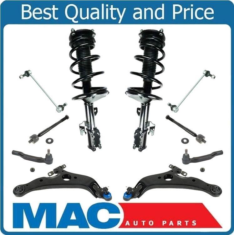 Control Arms Ball Joint Tie Rods Sway Bar Fits 06-11 Rio /& Rio5 10Pc Kit