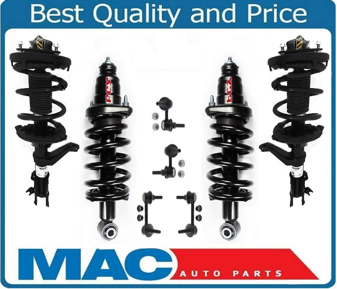 Front & Rear Complete Strut & Sway Bar Links For Honda Element 2003